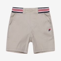 Fila Luka Cotton Span - Poikien Housut - VaaleanBeige | FI-84306